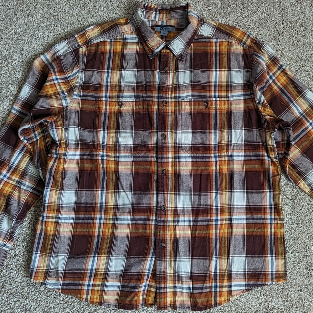 Men's Gander Mountain Guide Series Cotton Plaid Flannel